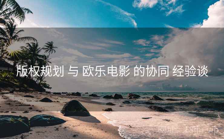 版权规划 与 欧乐电影 的协同 经验谈 版权规划 与 欧乐电影 的协同 经验谈